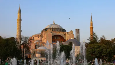 Hagia Sophia dome and minarets, Istanbul
