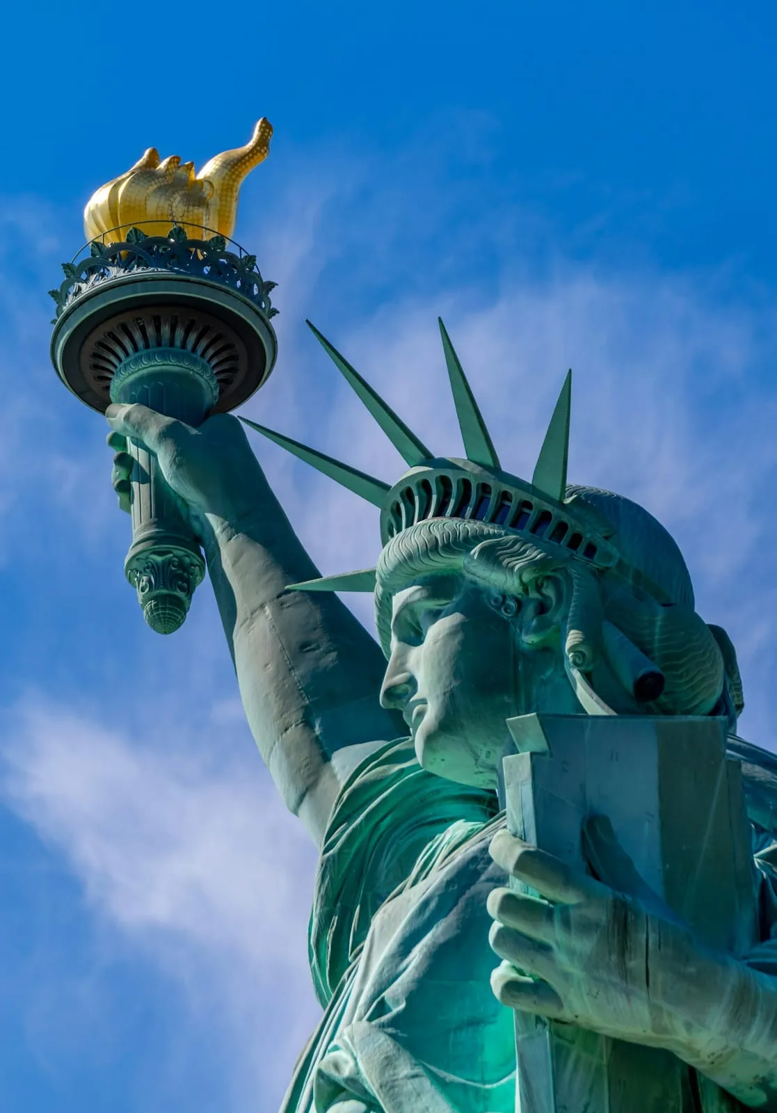 Statue of Liberty close-up